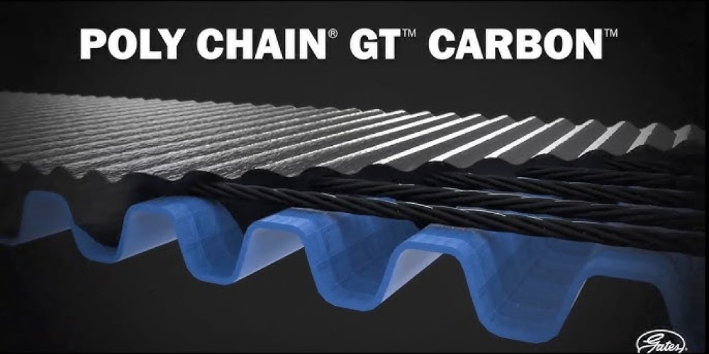 Você sabe qual o papel do carbono nas Correias Gates Poly Chain GT Carbon? 