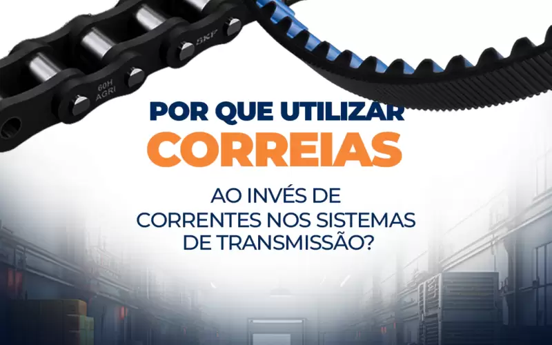 Correias vs. Correntes: Eficiência na Transmissão de Potência